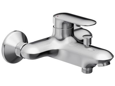 Смеситель для ванны Jacob Delafon Kumin E99460-CP хром, настенный, не поворотный излив (126мм)