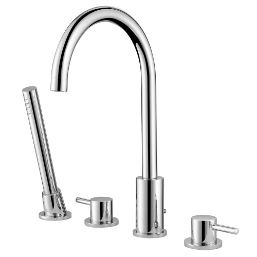 Смеситель для ванны ABBER Wasser Kreis AF8113 на борт ванны, хром