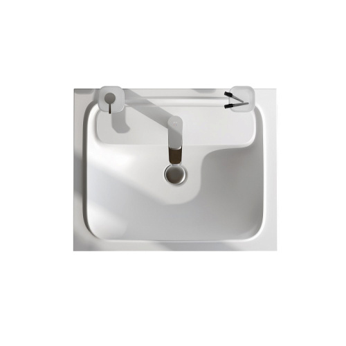 Раковина мебельная 60 Am.Pm Func M8FWPC0600WM белый матовый, литой мрамор