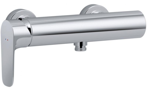 Смеситель для душа Jacob Delafon AlEo E72318-CP Хром, с настенными крепежами и кольцами