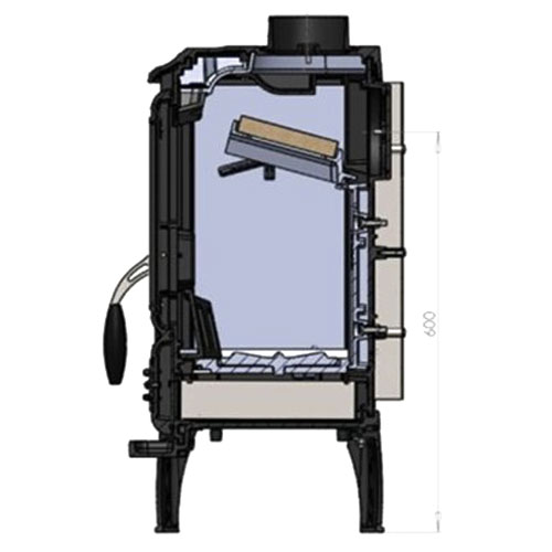 Печь-камин GUCA ARINA - 2110 (низкая)