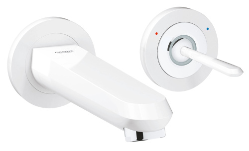 Смеситель для раковины Grohe Eurodisc Joy 19969000 белый, излив 226 мм