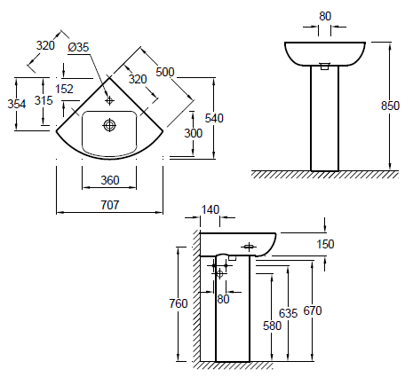 Раковина Jacob Delafon Odeon Up E4710-00 белый 500х150х500