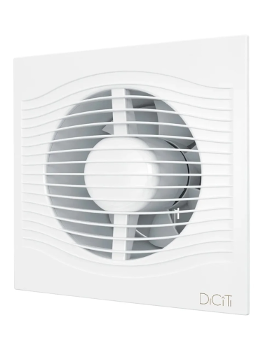 Вентилятор осевой вытяжной с обратным клапаном D 125 DiCiTi SLIM 5C