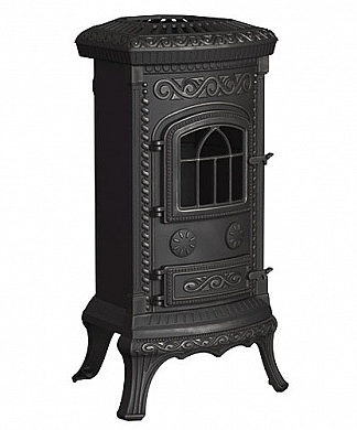 Чугунная печь NORDflam PLATO черный.