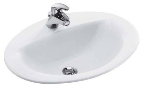 Раковина врезная Jacob Delafon Odeon E4155-00 белый 560х195х430