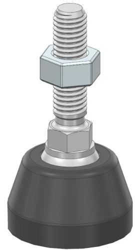 Опора шарнирная с регулировкой высоты WALLBOX
