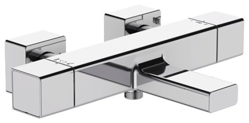 Смеситель для ванны Jacob Delafon Strayt E9127-CP Хром, излив 208мм, термостатический