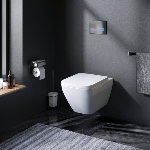 Подвесной унитаз Am.Pm Spirit V2.0 C701701SC белый, AquaSpin торнадо, FlashClean безободковый с сиденьем микролифт