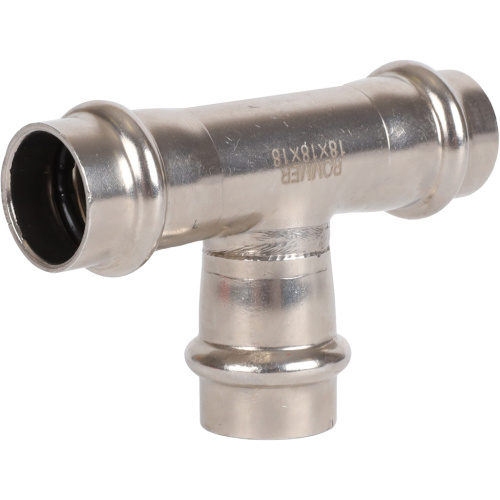 Тройник ВПр 18 пресс, нержавеющая сталь Rommer