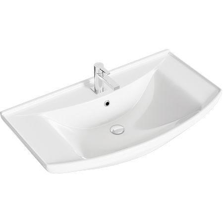 Тумба с умывальником AQWELLA Barcelona 88 Белый BA0108K