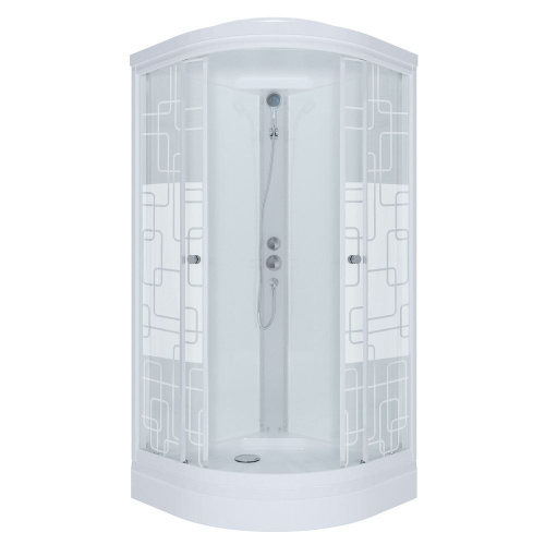 Душевая кабина 100x100 Triton Стандарт А3 стекло квадраты DK166