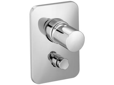 Смеситель для скрытого монтажа Jacob Delafon Toobi E98719-CP Хром, с переключателем на 2 выхода, неполный комплект