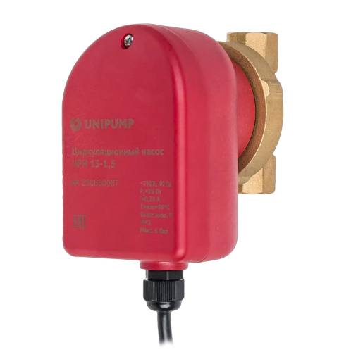 Циркуляционный насос Unipump UPH 15-1,5 для ГВС, 10 л./мин.