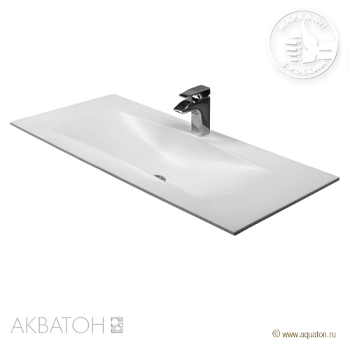 Раковина Акватон БЛЕНТ 1000 Д мебельная 1A708531BL010