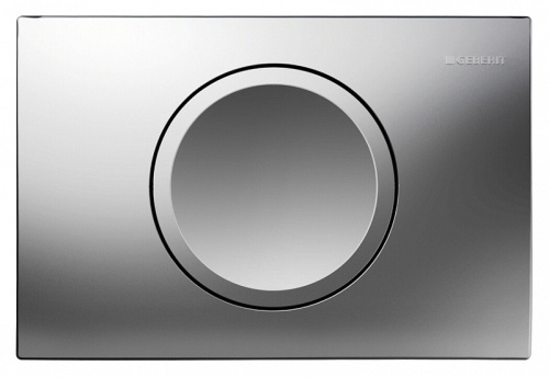 Cмывная клавиша Geberit Delta11 хром матовый, смыв/стоп 115.120.46.1