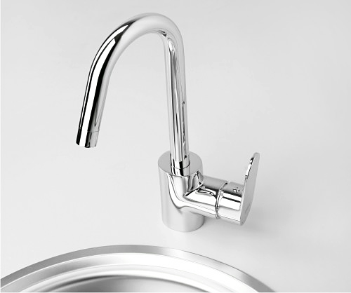 Смеситель для кухни WasserKraft Donau 5347 хром