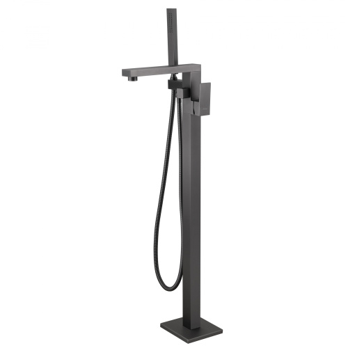 Смеситель для ванны ABBER Daheim AF8215NG напольный, никель