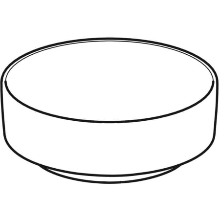 Накладная раковина Geberit VariForm круглой формы 500.768.01.2