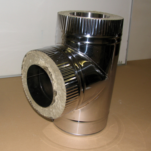 Тройник 90° D=150(0.5)/250 нерж.430