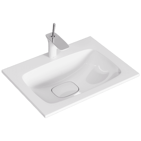 Тумба с умывальником AQWELLA Accent 62 Дуб золотой ACC0106DZ