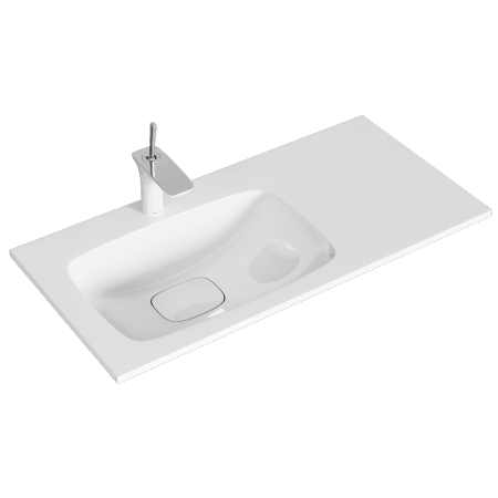 Тумба с умывальником AQWELLA Accent 92 Белый ACC0109LW