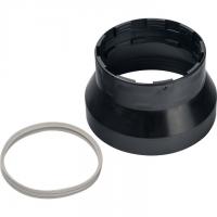 Элемент дымохода адаптер пластиковый Ø101/133, для гермитизации терминала при проходе через крышу Stout SCA-6010-000110