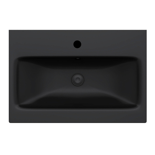 Раковина мебельная 60 Am.Pm Gem M90WCC0602BM черный матовый, санфарфор
