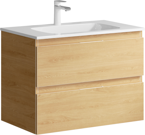 Тумба с умывальником AQWELLA Accent 62 Дуб золотой ACC0106DZ