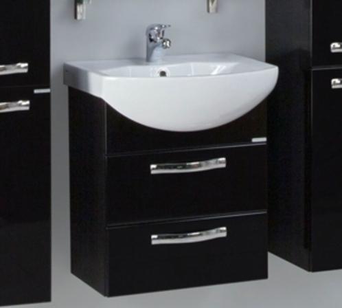 Тумба Акватон Ария 50 М черный, подвесная 1A140001AA950