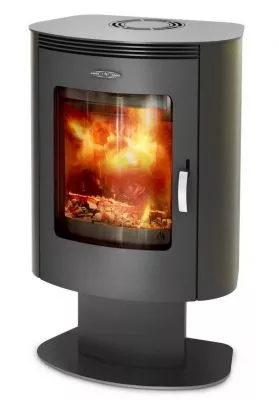 Отопительная печь Визиера черная бронза