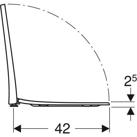 Сиденье для унитаза Geberit Acanto 500.605.01.2