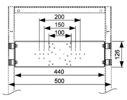 Пластина для сантехнической арматуры на инсталляцию TECEprofil 9020041
