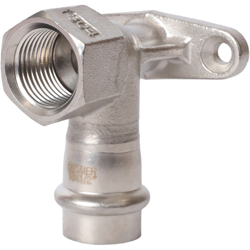 Водорозетка ВПр-ВР 18х1/2" пресс, нержавеющая сталь Rommer