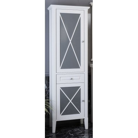 Пенал Opadiris Палермо L левый, белый матовый Z0000008258