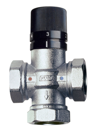 Термост. смеситель 3/4" ВР, t max = 95 °C FAR