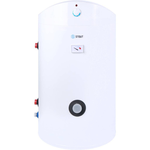 Бойлер косвенного нагрева Stout 200 литров, ТЭН 3 кВт, напольный