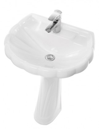 Раковина Sanita Ромашка 600x220 белый