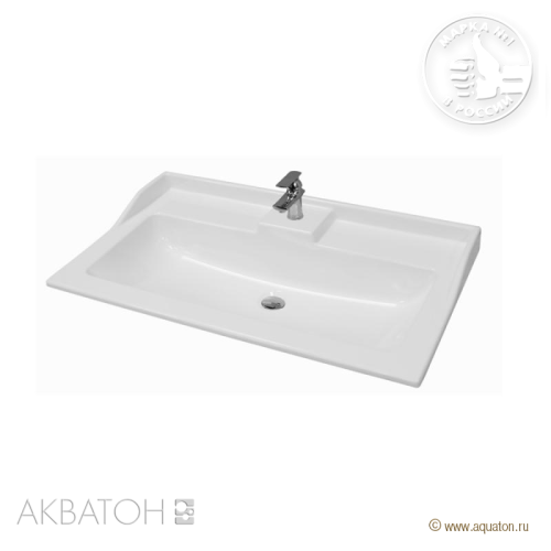 Раковина Акватон ФАБИА 650 мебельная 1A708731FB010