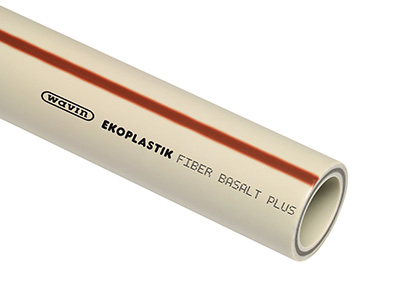 Полипропиленовая труба 32x4,4 Ekoplastik PP-RCT Fiber Basalt Plus PN28 базальт