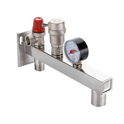 Группа безопасности Valtec из нержавеющей стали консольная VT.495.SS.03