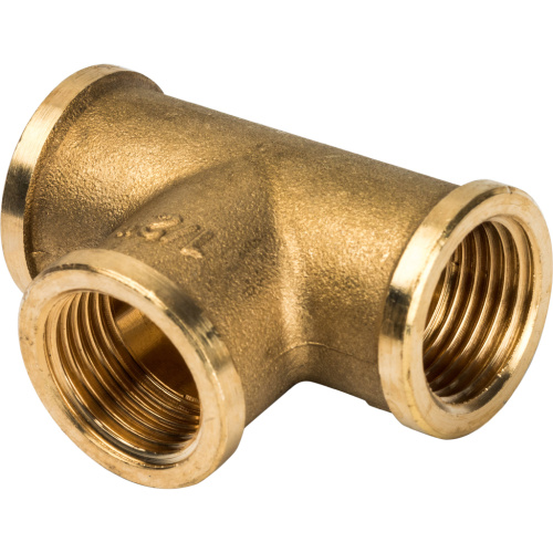 Тройник Stout 1/2"ВВВ латунь SFT-0019-000012