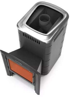 Банная печь Тунгуска 2017 Carbon Витра антрацит