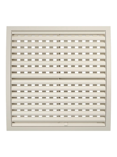 3535РРПН Ivory, Решетка наружная ASA вентиляционная регулируемая 350х350