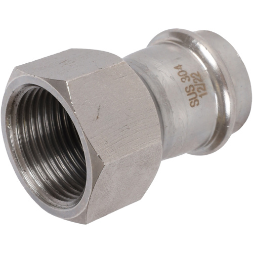 Соединитель ВПр-ВР 28x1" пресс, нержавеющая сталь Rommer