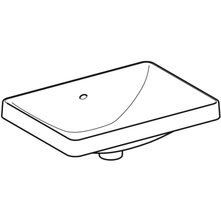 Встраиваемая раковина Geberit VariForm прямоугольной формы 500.736.01.2