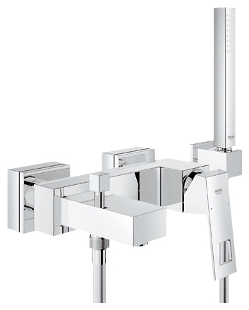 Смеситель для ванны Grohe Eurocube 23141000 Хром, с душем