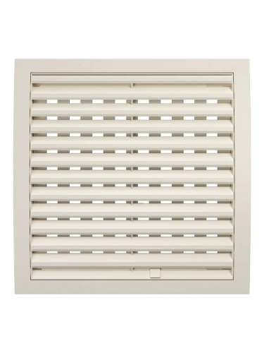 2525РРПН Ivory, Решетка наружная ASA вентиляционная регулируемая 250х250