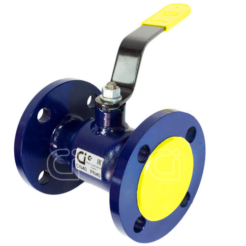 Кран шаровой стальной 11с67п Ду 50 Ру 40 фланцевый