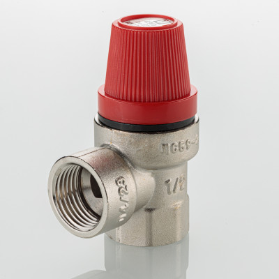 Клапан предохранительный Valtec 1/2"ВВ PN10, Pн 3,0 бар VT.0490.N.0430
